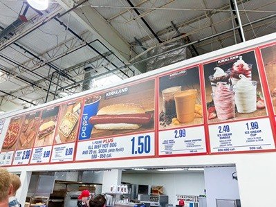 Costco Food Court Menu