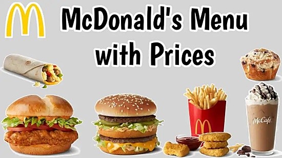 McDonald’s Menu 2023 USA