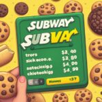 Subway Cookies Menu With Prices