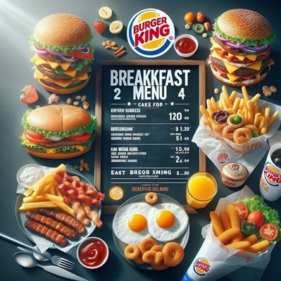 Burger King Breakfast Menu Prices 2 For 4 