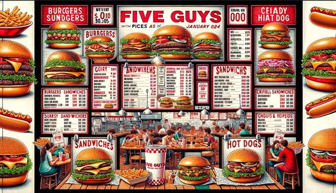 Five Guys Menu With Prices